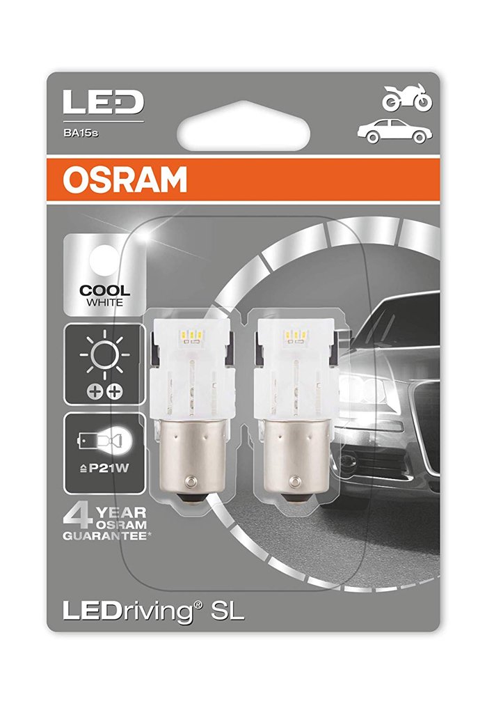 Osram LED P21W 12V Standard Retrofit Cool White (6000K) - FORCAR